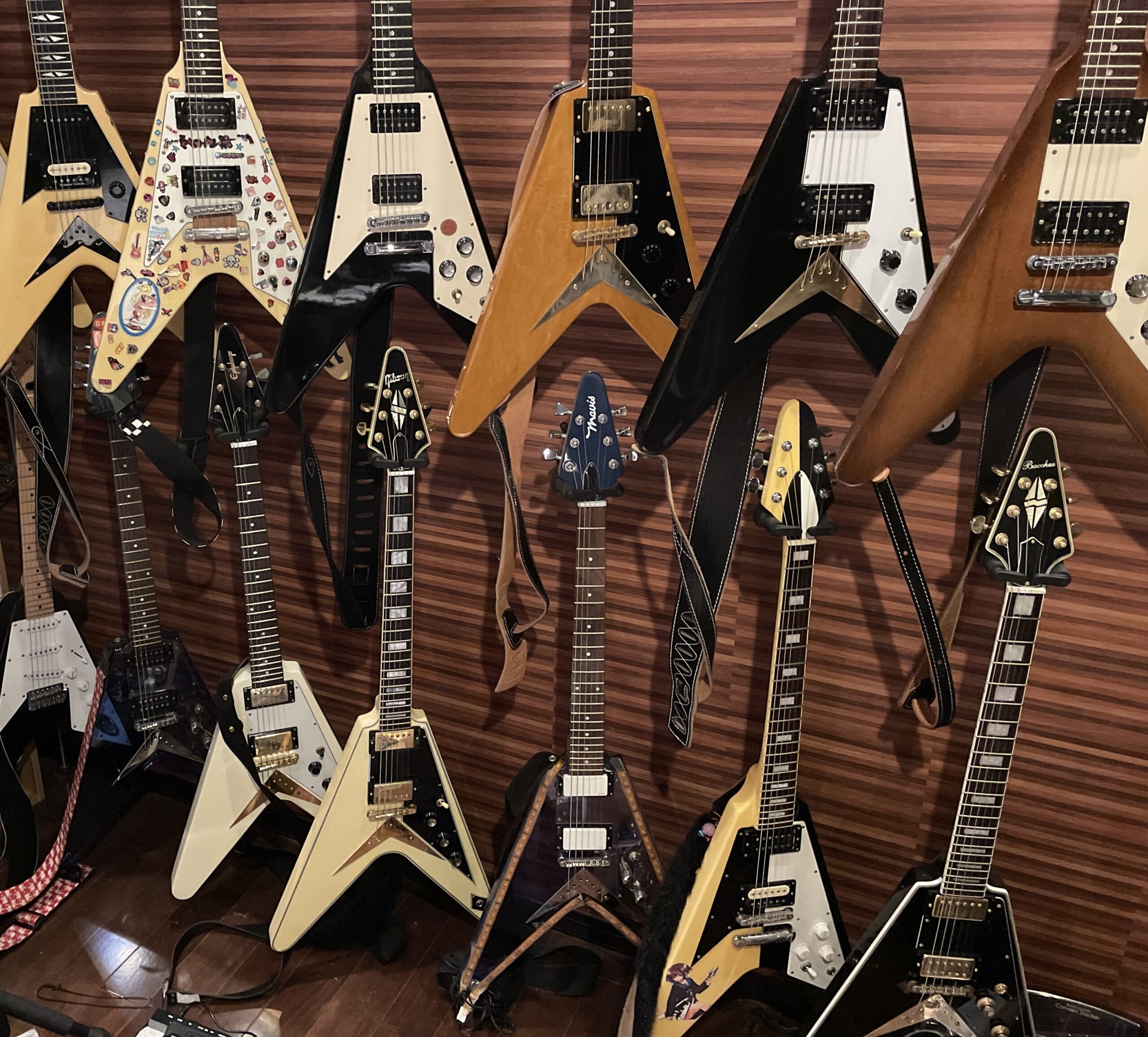 所有しているフライングVの一部です